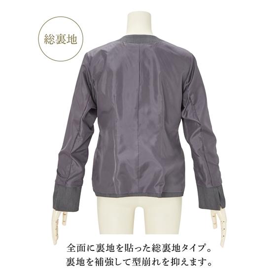 激安特価 スーツ パンツ レディース ダブルブレストノーカラー ジャケット ＋ワイド S/M/L ニッセン nissen