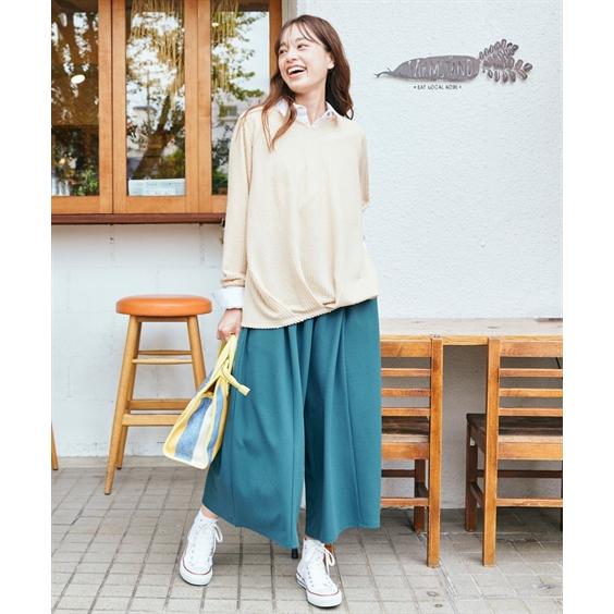 ニッセン ガウチョパンツ 大きいサイズ レディース きちんと見え ニッセン ガウチョパンツ 大きいサイズ レディース きちんと見え