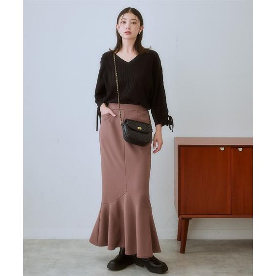 今季　サイズ36 Plage Dressy Long スカート ニッセン（nissen） スカート ロングスカート 大きいサイズ レディース