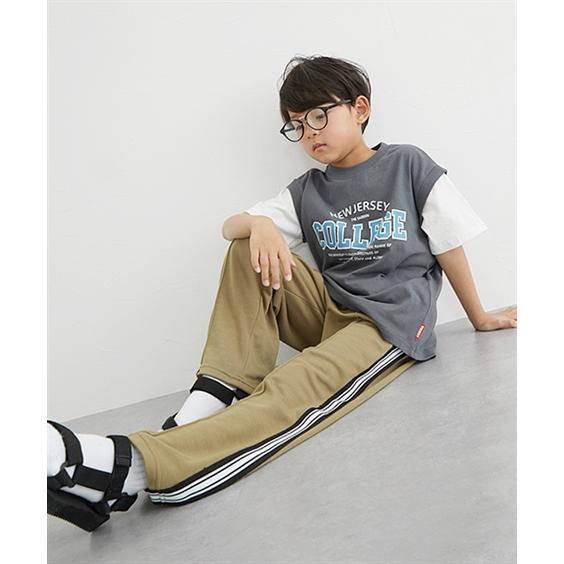 Tシャツ 子供服 キッズ 重ね着風 半袖  トップス カットソー 110/120/130 ニッセン nissen｜nissenzai｜12