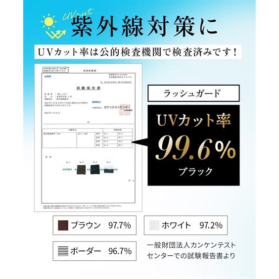 水着 レディース ラッシュガード パンツ 付き タンキニ 4点セット  おしゃれ S〜5L ニッセン nissen｜nissenzai｜06