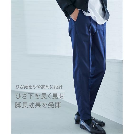 ※みっちゃん　未使用　 デヴォレ コットンチノパンツ29 ネイビー ニッセン（nissen） チノパンツ メンズ ストレッチ センターシーム後