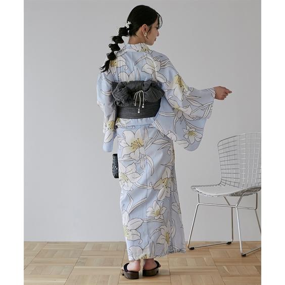 ニッセン（nissen） 浴衣 レディース 綿100％ 3点セット ＋くすみへこ