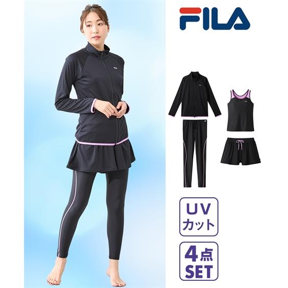 FILA（フィラ） 水着 フィットネス 競泳 レディース 長袖 トップス