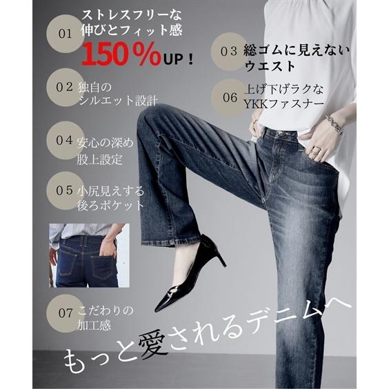 ニッセン（nissen） フレアパンツ ブーツカットパンツ 大きいサイズ