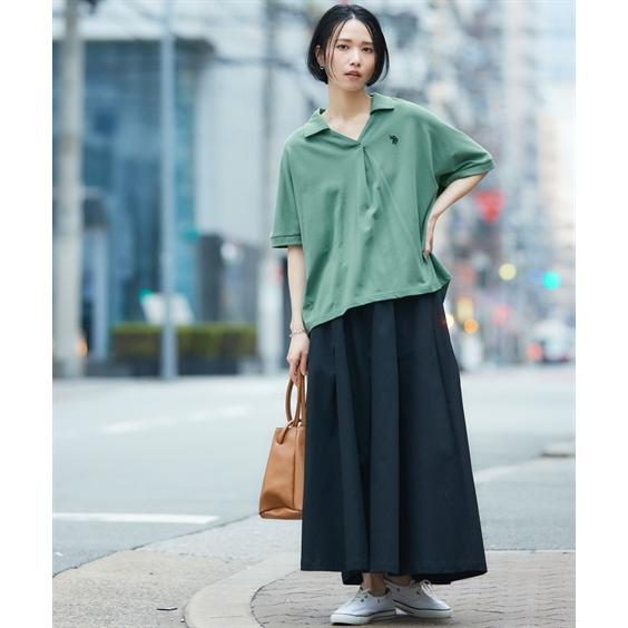 ニッセン ポロシャツ レディース U.S. POLO ASSN. スキッパー ニッセン ポロシャツ レディース U.S. POLO ASSN. スキッパー