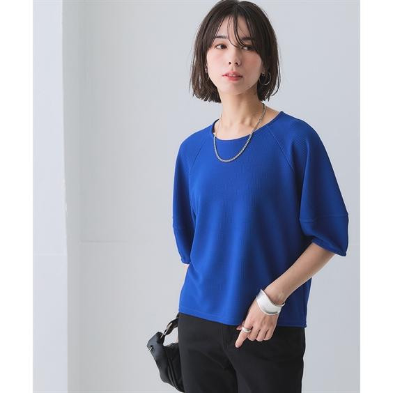 Furfur ランタンスリーブ トップス ニッセン（nissen） トップス トップス レディース ふくれジャガード