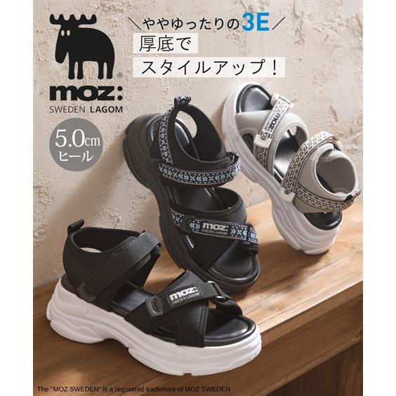 ニッセン（nissen） レディース moz 厚底クロス ベルト スポーツ