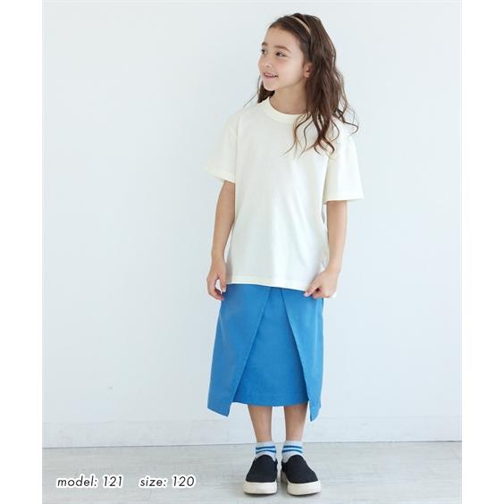 子供服 キッズ ラップ風 デザイン スカート  ボトムス 女の子 ガールズ 身長140/150/160cm ニッセン nissen｜nissenzai｜13