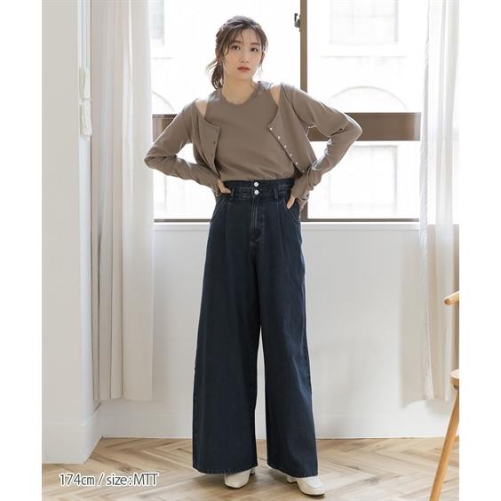 ニッセン（nissen） ワイドパンツ トールサイズ レディース 高身長