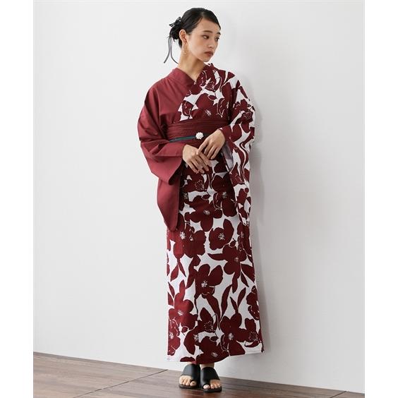 浴衣 レディース アシメ デザイン ゆかたセット ゆかた＋へこ帯 〔Neina〕 ゆかた 大人 花火大会 和装 ニッセン nissen_10