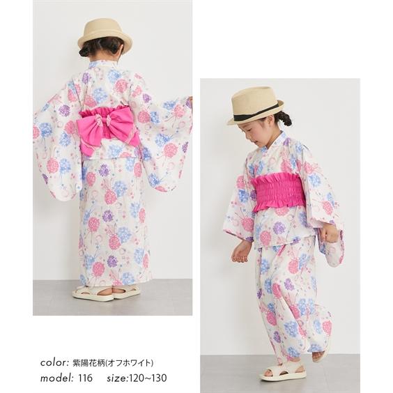 ニッセン（nissen） 浴衣 子供服 キッズ 2WAY ワンピース 上下＋作り帯