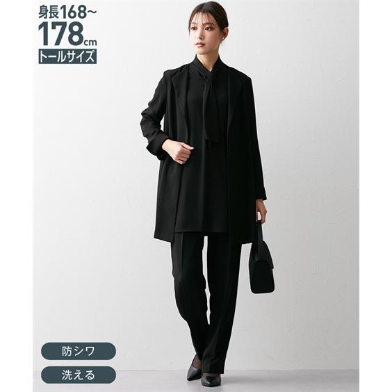 ニッセン（nissen） 喪服 礼服 ブラックフォーマル パンツスーツ