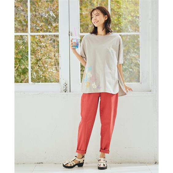 ニッセン Tシャツ カットソー 大きいサイズ レディース 5分袖 ニッセン Tシャツ カットソー 大きいサイズ レディース 5分袖