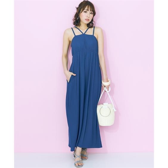 ワンピース ロング マキシ 大きいサイズ レディース ＋ カーディガン セットアップ marun ひざ下 6L/8L/10L ニッセン nissen_17
