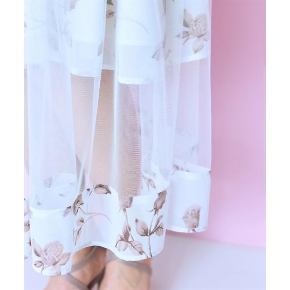 ワンピース ロング マキシ 大きいサイズ レディース フラワー プリント オーバーチュール marun ひざ下 L/LL/3L/4L/5L ニッセン nissen_21