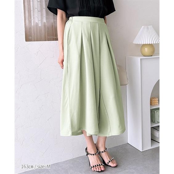 ニッセン（nissen） ガウチョパンツ レディース カットジョーゼット