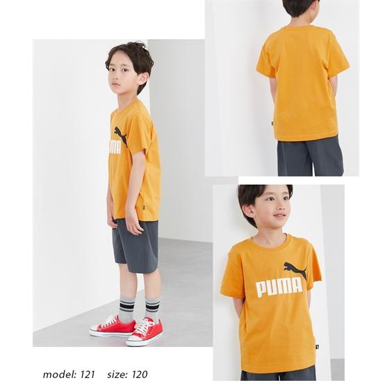 PUMA（プーマ） Tシャツ 子供服 キッズ 綿100％ 半袖 ロゴTシャツ 