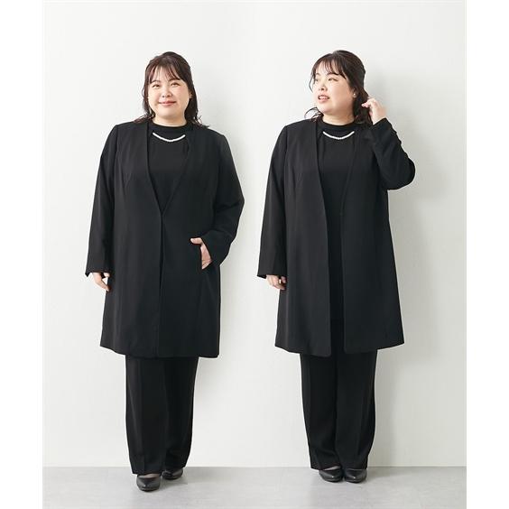 ニッセン（nissen） 喪服 礼服 ブラックフォーマル 大きいサイズ 