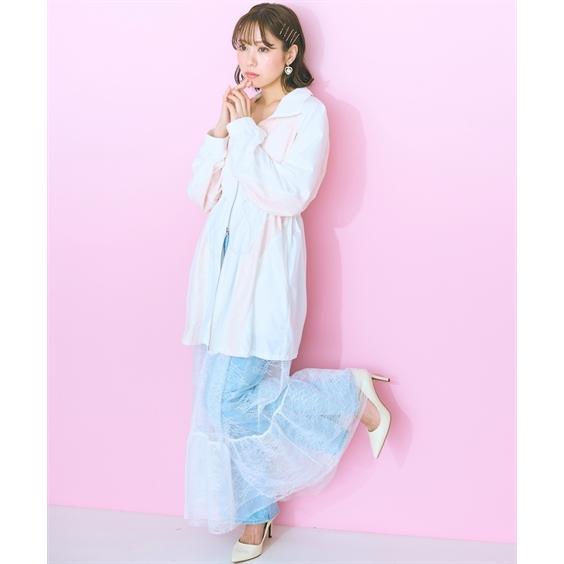 ワンピース ロング マキシ 大きいサイズ レディース レース ティアードキャミ marun ひざ下 6L/8L/10L ニッセン nissen_6