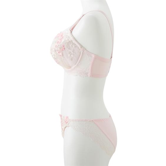 ロマンティックマルチフラワーブラジャー&amp;Tバック、ピンク 楽天市場】ロマンティックバニー ブラジャー ショーツ セット 下着