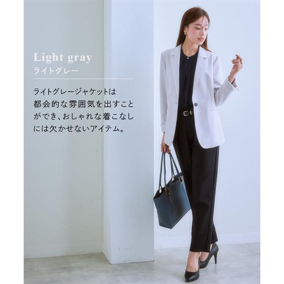 ニッセン（nissen） ジャケット レディース 洗える ストレッチ ダブル