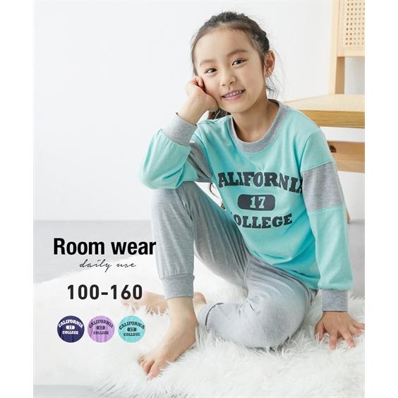 ニッセン（nissen） パジャマ 子供服 キッズ 袖切替 ルームウェア
