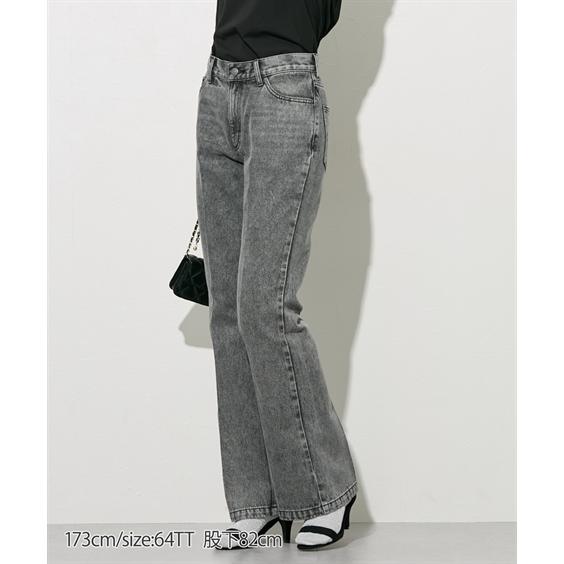 ニッセン（nissen） フレアパンツ ブーツカットパンツ トールサイズ