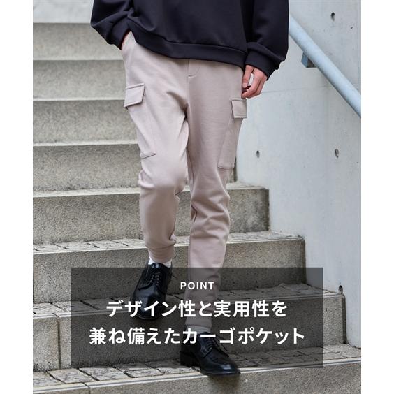 ブラックカーゴパンツ スウェット素材 楽天市場】スウェットカーゴジョガーパンツ メンズ ボトムス 立体マチ