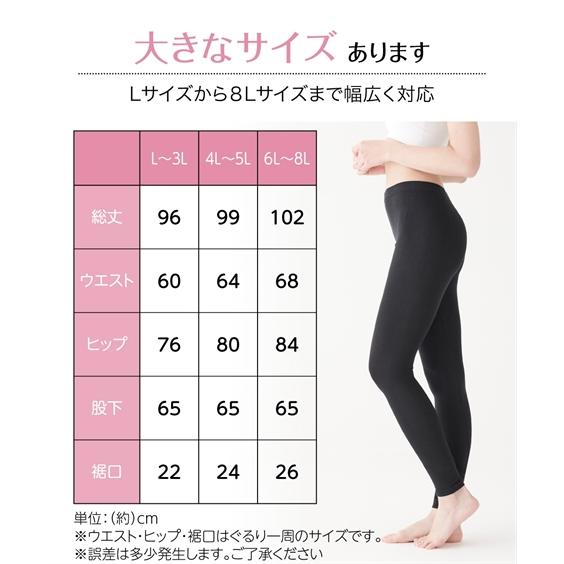 ニッセン（nissen） レギンス スパッツ 大きいサイズ レディース