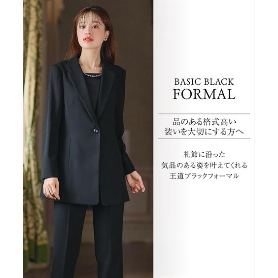 ニッセン（nissen） 喪服 礼服 ブラックフォーマル パンツスーツ