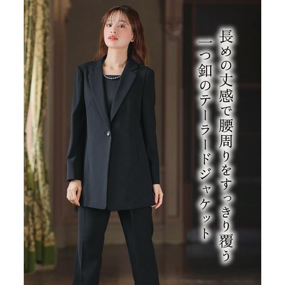 ニッセン（nissen） 喪服 礼服 ブラックフォーマル パンツスーツ