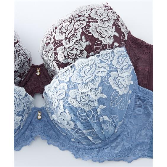 美品✨華やぐバルーンスリーブぺプラムトップスときれいなスリットパンツのセット ニッセン ブラショーツセット S M L カラー ランジェリー ノン