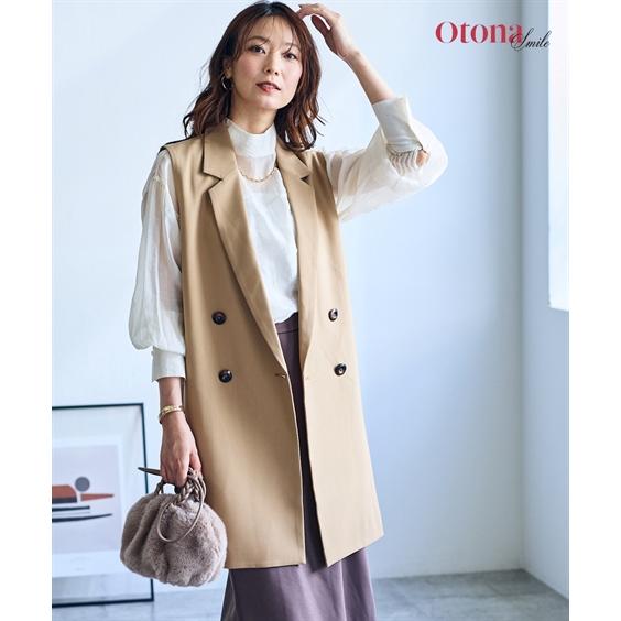 ニッセン（nissen） レディース テ-ラードジレ 有 OtonaSMILE 秋 冬