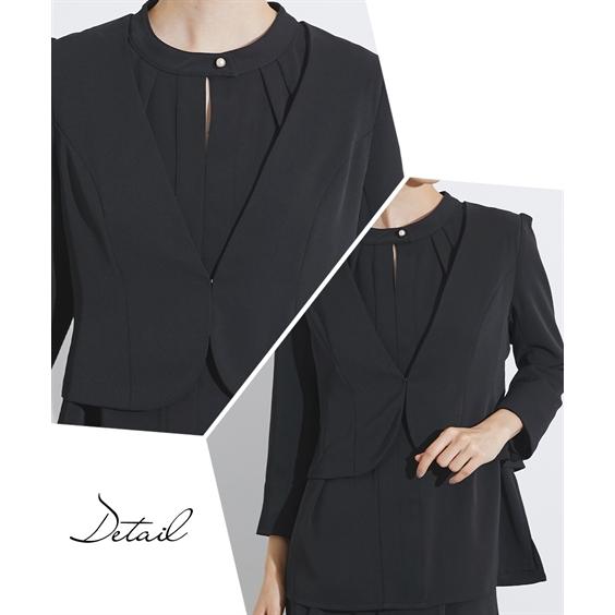 ニッセン（nissen） 喪服 礼服 ブラックフォーマル パンツスーツ