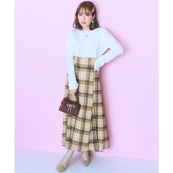 ニッセン（nissen） ロングスカート 大きいサイズ レディース ラメ