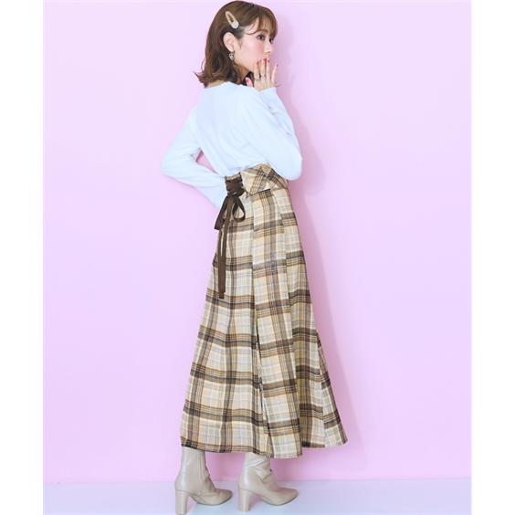 ニッセン（nissen） ロングスカート 大きいサイズ レディース ラメ