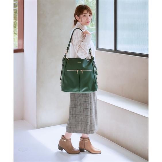 (VORGUE掲載)AMELIZURICH A4 3WAYバッグ10万→1万 ニッセン（nissen） レディース 体に添って持ちやすい10ポケット3WAY