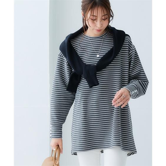 ニッセン チュニック レディース ふんわりもちもち カットソー A ニッセン チュニック レディース ふんわりもちもち カットソー A