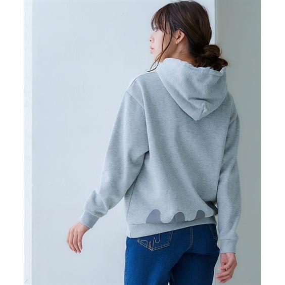 ニッセン（nissen） パーカー レディース moz モズ 裏起毛 フーディ S