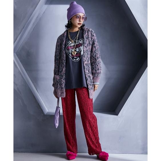 ニッセン（nissen） カーディガン 大きいサイズ レディース レオパード