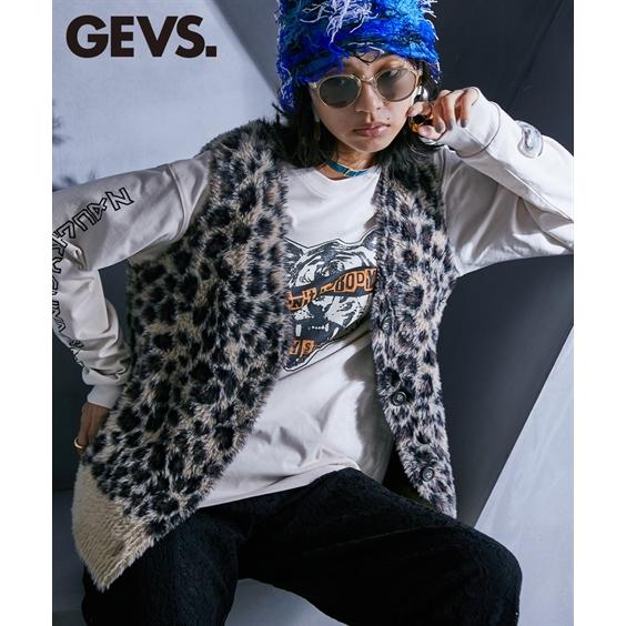 ベスト レディース へアリー ニット GEVS. 対応 冬  重ね着 レイヤード M〜5L ニッセン nissen ニッセン（nissen） ベスト レディース へアリー ニット GEVS. 対応 冬