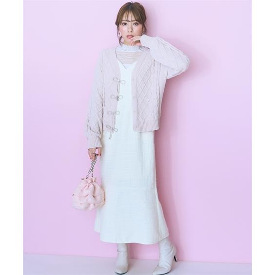 marun マーメイドツイードジャンスカ ブラック 3L タグ付き marun マーメイドツイードジャンスカ ブラック 3L タグ付き