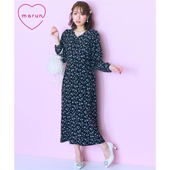ニッセン（nissen） 大きいサイズ レディース 花柄 ワンピース marun