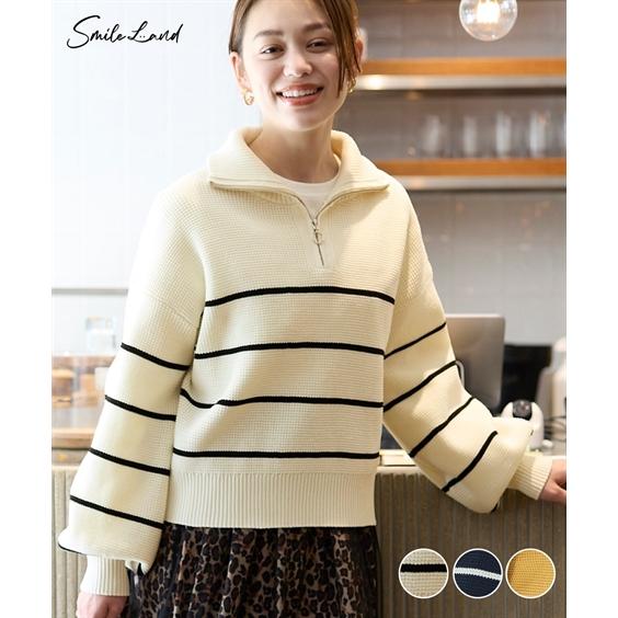 ニッセン（nissen） ニット セーター 大きいサイズ レディース ハーフ