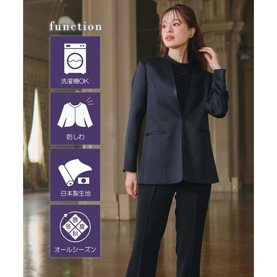 ニッセン（nissen） 喪服 礼服 ブラックフォーマル パンツスーツ