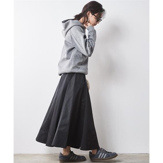 ニッセン（nissen） ロングスカート レディース フロントジップフレア