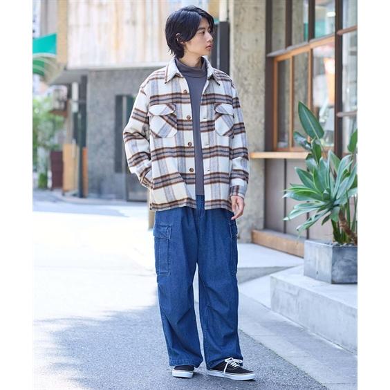 ニッセン（nissen） ジャケット アウター メンズ シャギーチェック