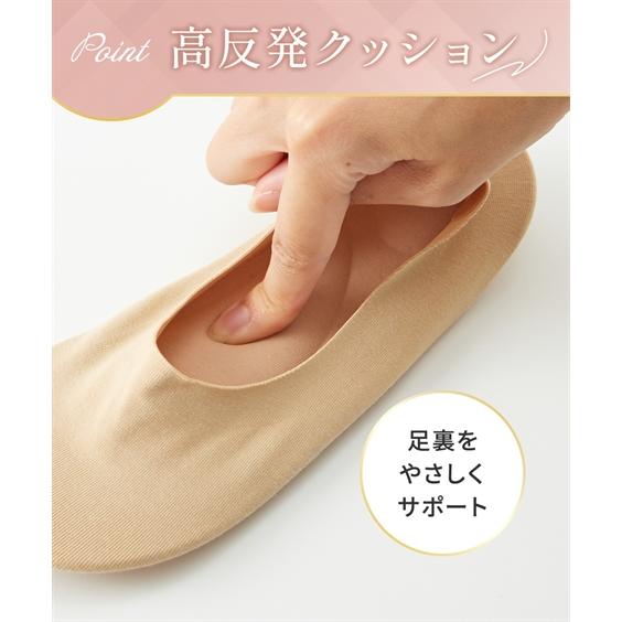 GUNZE（グンゼ） レディース 高反発3D クッション 深履きフット カバー