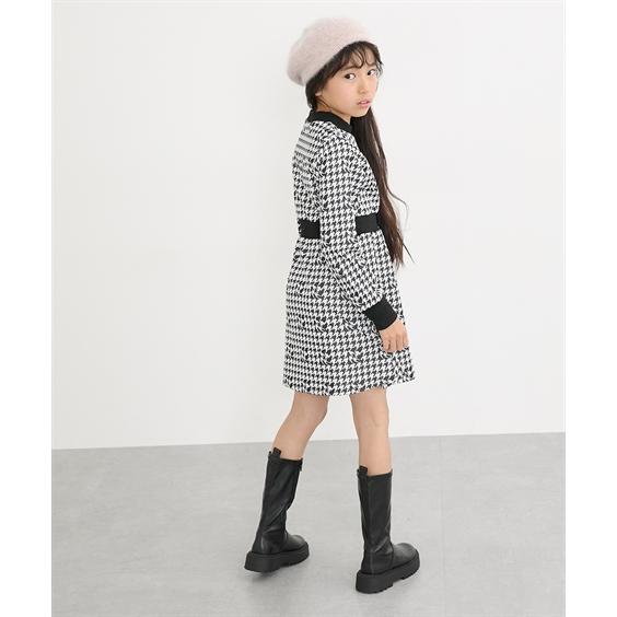 ニッセン（nissen） ワンピース 子供服 キッズ 千鳥格子 女の子 春 秋